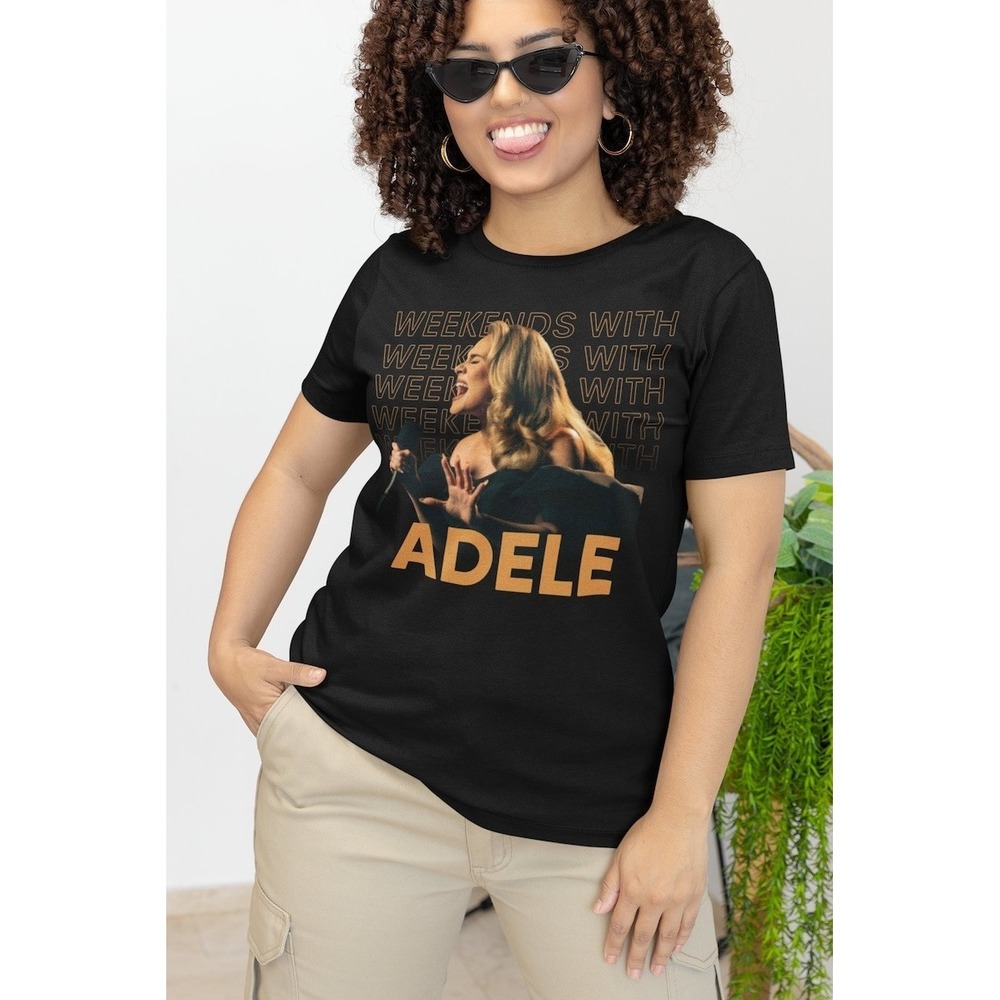 T-Shirt Adele Weekends With Adele Las Vegas 2024 Residency Graphic Tee Shirt